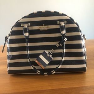 Kate Spade Cedar Street Stripe Pearl Satchel